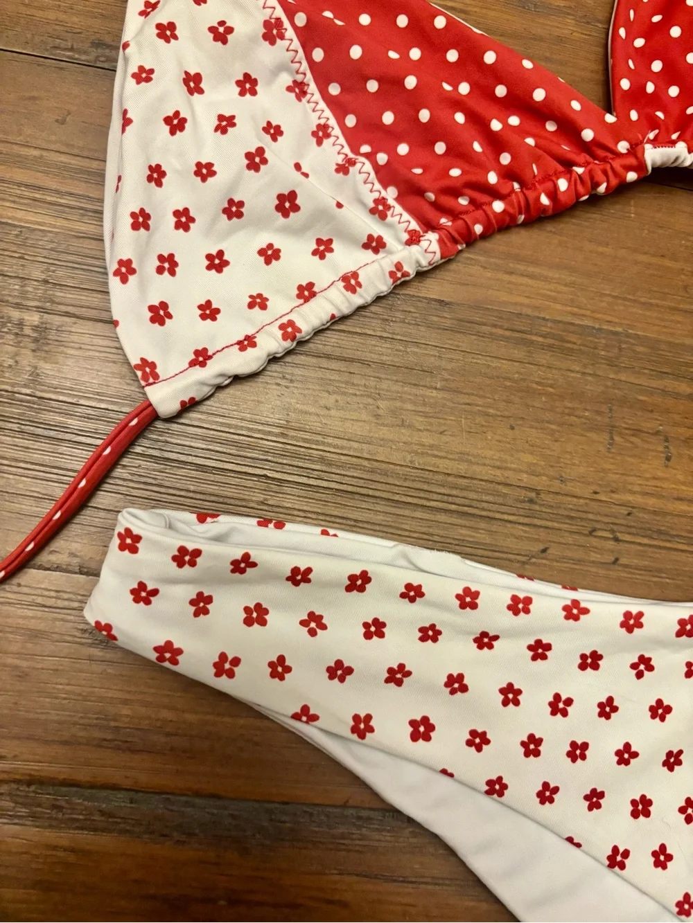Frankie’s bikinis polka dot bikini set